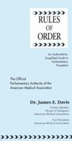 Rules of Order 1556521502 Book Cover