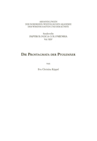 Die Prostagmata Der Ptolemäer 3506760696 Book Cover