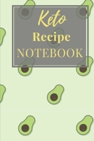 Keto Recipe Notebook: Plan Your Keto Meal Recipes with Ingredients 1702675114 Book Cover