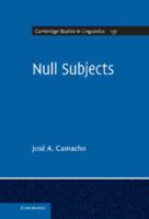 Null Subjects 1316604780 Book Cover