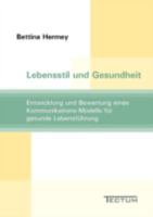 Lebensstil Und Gesundheit 382888721X Book Cover