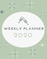 2020 Weekly and Daily Planner: Simple Green Paperback Year Planner - Weekly - Daily - Diary - Calendar 100 pages 8 x 10 1656105535 Book Cover