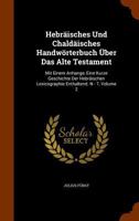 Hebr�isches Und Chald�isches Handw�rterbuch �ber Das Alte Testament: Mit Einem Anhange, Eine Kurze Geschichte Der Hebr�ischen Lexicographie Enthaltend. N - T, Volume 2 1246598574 Book Cover