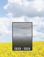 2020 - 2024: 60 Months Calendar / 5 Year Monthly Planner / Agenda (Jan - Dec), notepad organizer / Canola Field Cover 1704730899 Book Cover