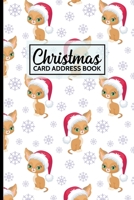 Christmas Card Address Book: A 6 Year Address Record Book Cute Cat Pattern 1692715836 Book Cover