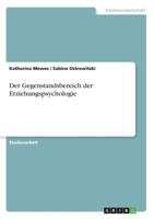Der Gegenstandsbereich der Erziehungspsychologie 3640860764 Book Cover