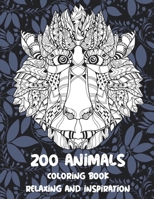 Zoo Animals - Coloring Book - Relaxing and Inspiration B08XS5VBDY Book Cover