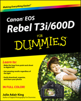 Canon EOS Rebel T3i/600D for Dummies 1118094980 Book Cover
