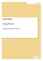 Going Private 383862534X Book Cover
