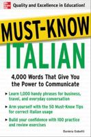 Must-Know Italian 0071456457 Book Cover