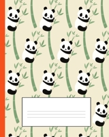 Panda Composition Notebook: Primary Ruled Dotted Mid Line with Story Picture Space for Elementary School Children B07Y4MCS74 Book Cover