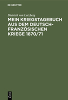 Mein Kriegstagebuch aus dem deutsch-französischen Kriege 1870/71 (German Edition) 3486735500 Book Cover