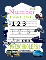 Number Tracing Book for Preschoolers and Kids Ages 3+: Awesome Trace Numbers Practice Workbook for Kindergarten and Kids Ages 3-5 B08DC5Y9XT Book Cover