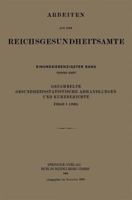 Gesammelte Gesundheitsstatistische Abhandlungen Und Kurzberichte: Folge I (1936) 366227213X Book Cover