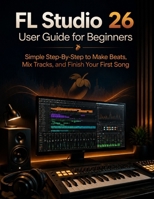 FL Studio 26 User Guide for Beginners: Simple Step-By-Step to Make Beats, Mix Tracks, and Finish Your First Song B0HCLYD19J Book Cover