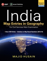 India Map Entries in Geography for Civil Services Main Examination 2ed 2020 9389718740 Book Cover