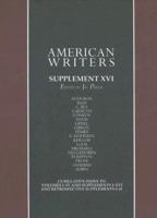 American Writers, Supplement XVI 0684315106 Book Cover