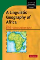 A Linguistic Geography of Africa 0521182697 Book Cover
