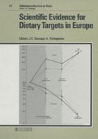 Scientific Evidence for Dietary Targets in Europe (BIBLIOTHECA NUTRITIO ET DIETA) 3805541619 Book Cover