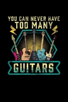 You Can Never Have Too Many Guitars: Sheet Music Notebook, Blank Manuscript Paper for Songwriters and Musicians (120 Pages, 6 x 9) 1692228145 Book Cover