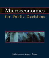 Microeconomics for Public Decisions with Economic Applications Card 0030264715 Book Cover