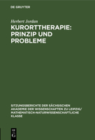 Kurorttherapie: Prinzip und Probleme 3112496019 Book Cover