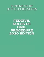 Federal Rules of Civil Procedure 2020 Edition 1671768590 Book Cover