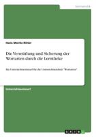 Die Vermittlung und Sicherung der Wortarten durch die Lerntheke (German Edition) 3668924562 Book Cover