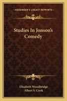 Studies in Jonson's Comedy 374479508X Book Cover