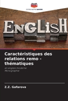 Caractéristiques des relations remo - thématiques 6205757494 Book Cover