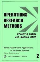 Operations Research Methods: As Applied to Political Science and the Legal Process (Quantitative Applications in the Social Sciences) 080390651X Book Cover