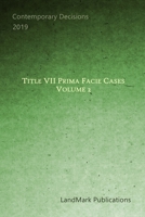 Title VII Prima Facie Cases: Volume 2 168802302X Book Cover