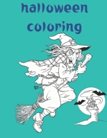 Halloween coloring book for kids 4-8 years old null Book Cover