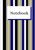 Notebook: Stripes and lined interior for notes. 1794758674 Book Cover