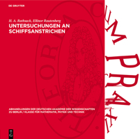Untersuchungen an Schiffsanstrichen 3112734483 Book Cover