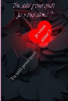 Tu sais pourquoi je vous aime ?: Livre d'amour à compléter et à offrir /Pour hommes et femmes /Cadeau pour demande mariage,les proches,Ami(e)s, Saint ... mères et pères,Enseignants (French Edition) B084QD65NN Book Cover