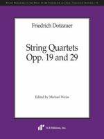 Friedrich Dotzauer - String Quartets, Opp. 19 and 29 1987209249 Book Cover
