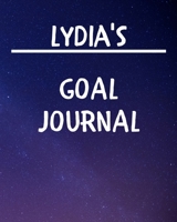 Lydia's Goal Journal: 2020 New Year Planner Goal Journal Gift for Lydia / Notebook / Diary / Unique Greeting Card Alternative 1676971734 Book Cover