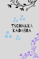 Notizbuch A5, Hausaufgabenheft, Schulheft, 120 Seiten, gepunktet: Tschakka Kadabra buntes Cover (German Edition) 1698901267 Book Cover