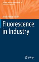 Fluorescence in Industry (Springer Series on Fluorescence, 18) 3030200329 Book Cover