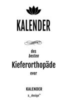 Kalender für Kieferorthopäden / Kieferorthopäde / Kieferorthopädin: _ Wochen-Planer 2020 / Tagebuch / Journal für das ganze Jahr: Platz für Notizen, ... Erinnerungen und Sprüche (German Edition) 1660961343 Book Cover