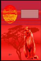 Affe: A5 Liniertes Schreibheft F�r Sch�ler Und Lehrer 107345178X Book Cover