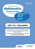 Cambridge Primary Mathematics Teacher’s Guide Stage 1 with Boost Subscription 1398300780 Book Cover