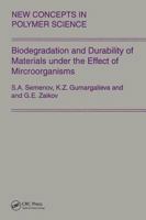 Biodegradation and Durability of Materials Under the Effect of Microorganisms (New Concepts in Polymer Science) 9067643882 Book Cover