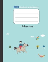 Lined Notebook - Large (8.5x11 inches) - 100 Pages - Turquoise Cover (Notebook With Inspirational Quotes For Kids) 1695725573 Book Cover