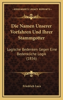 Die Namen Unserer Vorfahren Und Ihrer Stammgotter 1161114823 Book Cover