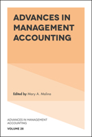 Advances in Management Accounting 1787145301 Book Cover