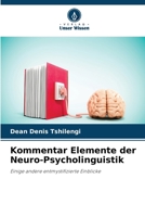 Kommentar Elemente der Neuro-Psycholinguistik (German Edition) 6209983391 Book Cover