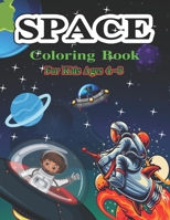 Space Coloring Book for Kids Ages 4-8: A Cute Space Coloring Pages for Kids, Teenagers, Toddlers, Tweens, Boys, Girls B08CPDK3GP Book Cover