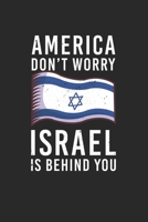 America don't worrie Israel is behind you: Paper Games Tic Tac Toe (6x9 Inches) with 120 Pages 1670832910 Book Cover